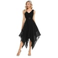 thumbnail image 2 of BadyminCSL Women's Dress Formal Gowns Evening Dresses V-Neck Sleeveless Party Club Dress, 2 of 6