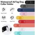 thumbnail image 2 of Airtag Dog Collar Holder 2 Pack,Waterproof cat Collar Holder for Apple AirTag, Silicone Air Tags Case for Cat Dog Collars, 2 of 10
