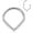 Style1:Silver with Clear CZ, variant on Teadrdrop Nose Hoop Ring 16G Septum Ring Septum Jewelry Opal CZ Daith Earring Surgical Steel Hinged Segment Seamless Clicker Ring Tragus Rook Helix Cartilage Conch Hoop Piercing Jewelry 8mm 10mm