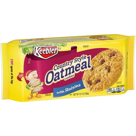KeeblerÂ Cookies, Country Style Oatmeal Cookies with Raisins, 10.1 oz