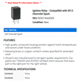 thumbnail image 2 of Ignition Relay - Compatible with 2013 Chevy Spark, 2 of 2