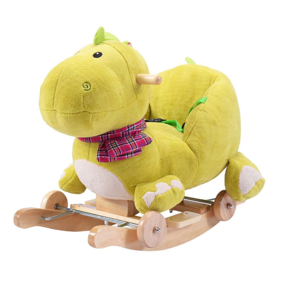 rocking dinosaur plush