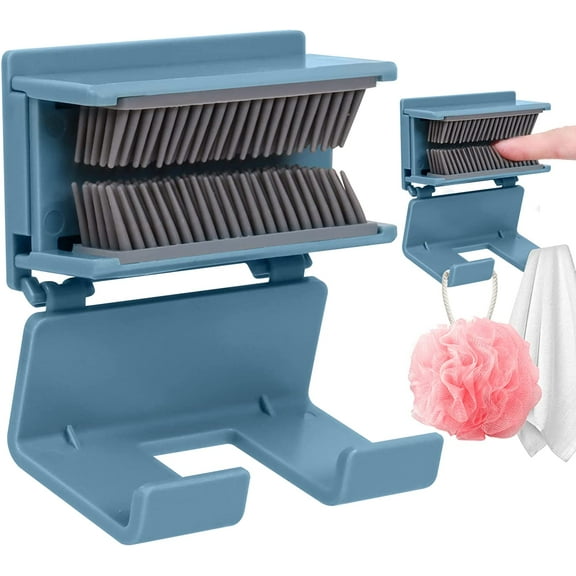 Hair Catcher, Reusable Shower Wall Hair Collector Hair Trap for Drain Protector, Silicone Hair Catcher for Bathroom Bathtub