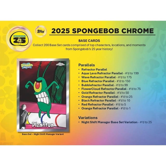spongebob topps chrome booster box 2025 Blaster  Trading Card Market And for the ultimate treasure 2025 Topps Chrome SpongeBob Squarepants