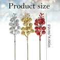 thumbnail image 3 of ZMKIAG Artificial Glitter Berry Stems & Picks for Christmas Tree, Adjustable DIY Xmas Wreath and Garland Decorations, Lightweight and Portable Sparkling Holiday Home Decor Supplies, 3 of 5