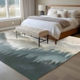 thumbnail image 4 of Area Rug for Living Room, Mountains Non-Slip Indoor Large Carpet for Bedroom/Dining Room, Farmhouse Forest Nature Trees Landscape Washable Low-Profile Rectangle Floor Runner Rugs - 6 x 9 Ft, 4 of 8