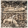 thumbnail image 2 of Burneâ€“Jones, Edward 12x12 Black Modern Framed Museum Art Print Titled - The Tomb of Tristram and Iseult, 2 of 4