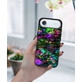 thumbnail image 5 of WIRESTER Shockproof Soft Rubber Cover Case for Apple iPhone 17 Air 6.6" 2025, Purple Green Galaxy Marble, 5 of 5
