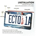 thumbnail image 3 of GZHJMY Oil Painting Lighthouse License Plate Frames 2 Pack Aluminum License Plate Holder Universal Car License Plate Covers with Screw Caps Decorative, 3 of 6