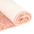 thumbnail image 4 of Unique Bargains Non-Slip Thick Microfiber Soft Plush Bathroom Mat Quick Dry Bath Rug Pink 20"x32", 4 of 7