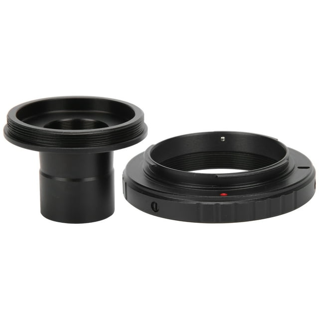 Peahefy 23.2mm T Mount Microscope Eyepiece Adapter Ring Fit For Nikon F Mount SLR Camera