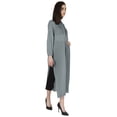 thumbnail image 2 of Moomaya Solid Hook & Eye Kurta Dress For Womens Long sleeves Indian Ethnic wearKurti, 2 of 7