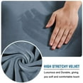 thumbnail image 3 of Silver Fox Fleece Elastic All Inclusive Thickened Office Staff Computer Swivel Chair Cover - L (including gloves), 3 of 4