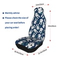 thumbnail image 4 of Yiaed Cute Rabbit Print Car Seat Covers,Universal Auto Seats Protector Fits for Car,SUV Sedan,Truck,Automotive Seat Covers & Accessories(Two packs), 4 of 7