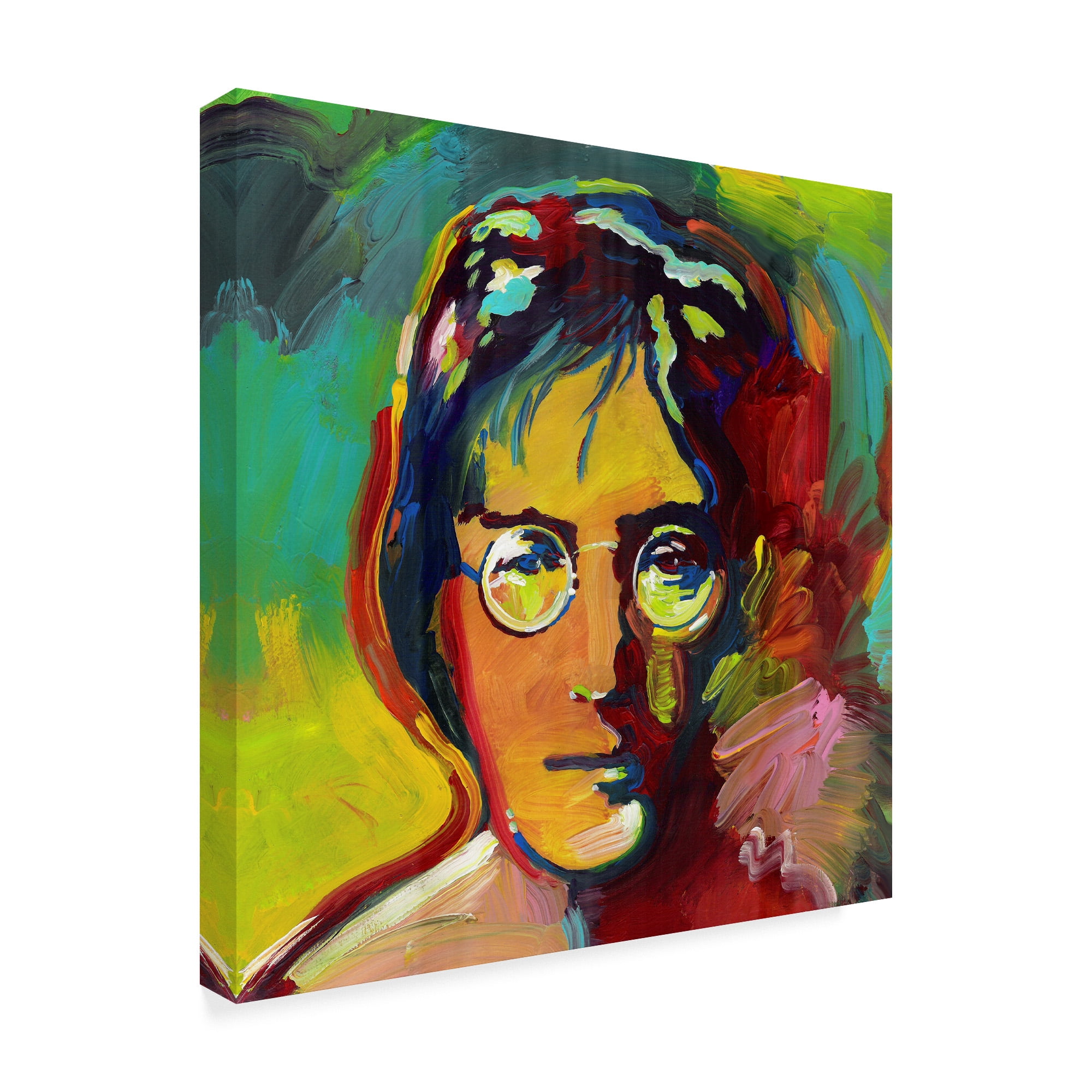 Trademark Fine Art 'John Lennon Color' Canvas Art by Howie Green