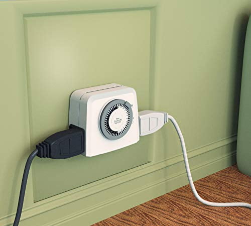 Stanley TimeIt Twin 2-Outlet Grounded Indoor Mechanical Timer