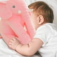 thumbnail image 3 of Toy Soft Elephant Stuffed Animal Hugging Pillow for Kids Nursery Comforting Sleep Companion, 3 of 5