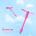 thumbnail image 1 of Mini ventilador USB portátil y flexible para Power Bank/Notebook Summer Gadget (rosa), 1 of 5