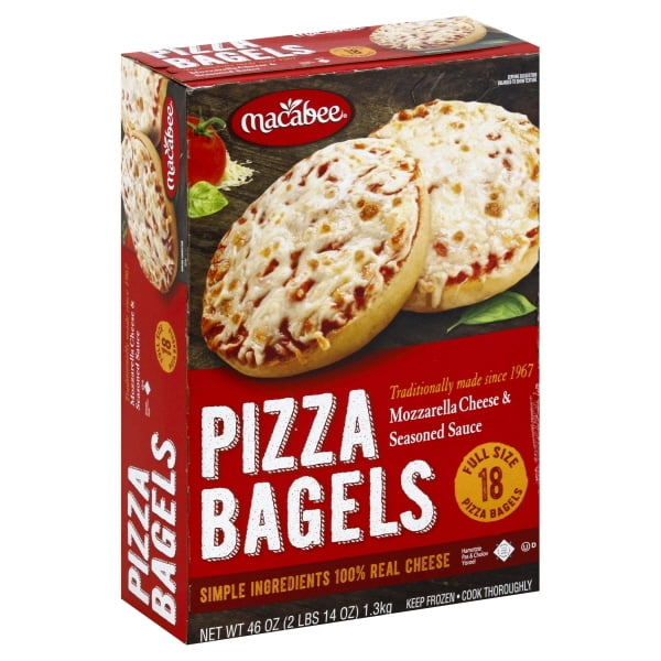 Macabee Pizza Bagels Family Size 46oz