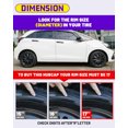 thumbnail image 4 of 4PCS/Set,17" Universal Wheel Rim Cover Hubcaps,Snap on Car Truck SUV,Black Matte, 4 of 7