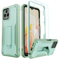 ExoGuard For T-Mobile REVVL 6 Case, Phone Case with Screen Protector and Kickstand (Green)