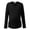 Black, variant on WBQ Women's Nursing Tops Maternity Shirts for Breastfeeding Long Sleeve V Neck Ruched Pregnancy T-Shirts Side Open Double Layer Breastfeeding Shirt Nursing Clothes
