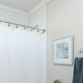 thumbnail image 3 of Design House 559179-SN 1-inch Diameter Closet Shower Rod Curtain Mounting Bracket for Bathroom Bedroom Closet Satin Nickel 10-Pack, 3 of 12