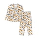 thumbnail image 1 of Balery Dog Faces Conjunto de Pijama con Estampado para Mujer, Conjunto de Dos Piezas con Manga Larga, Ropa de Dormir Suave con Bolsillos, Pijamas Cómodos-XX-Large, 1 of 7