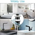 thumbnail image 5 of Desagüe para lavabo de baño con sistema Click-Clack, silicona de primera calidad con doble sellado, dimensiones para fácil reemplazo, 5 of 5