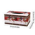 thumbnail image 2 of Christmas Wooden Tissue Box - Top-Slide Opening, Natural Wood Finish, Napkin Storage Box for Home and Restaurant Decor, Anti-Slip Bottom, Durable Wood Construction, 2 of 6