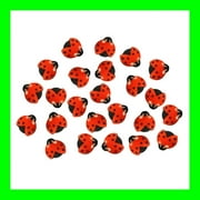 Lady Bugs Cake Dec-Ons Decorations Pack Of 24