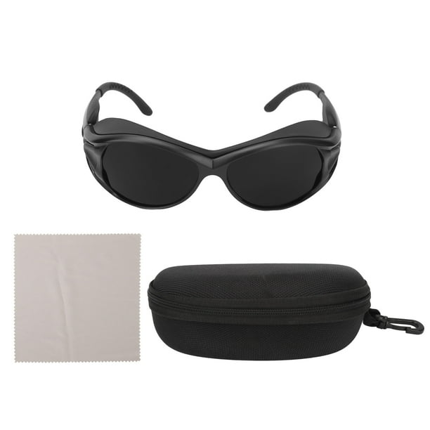 Gafas protectoras con luz LED roja, protección ocular para gafas bronceadoras, gafas de seguridad láser IPL con bloqueo UV