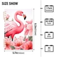 thumbnail image 3 of Flamingo Flowers Floral Leaves Ring Binder Notebook Journey Note Diary College Ruled Spiral Notebook Study Loose Leaf Paper A5 60 Pages, 3 of 8