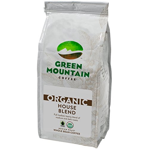 Green Mountain Coffee Roasters Organic House Blend Ground Coffee, 10 oz ...