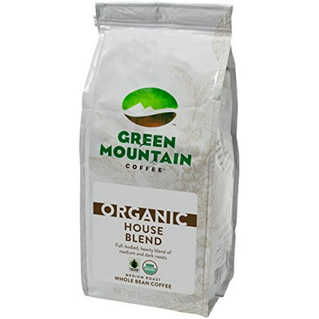 Green Mountain Coffee Roasters Organic House Blend Ground Coffee, 10 oz