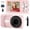 Pink, variant on 4K Digital Camera, 64MP Point and Shoot Digital Camera with Autofocus, 18X Zoom, 20 Filters, 64GB SD Card, 2000 mAh , 2.8" Screen Compact Vlogging Camera for Beginners Teens Adult(White)