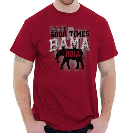 Brisco Brands Alabama Sports College Student Short Sleeve Adult (Best Clothing Websites For College Students)
