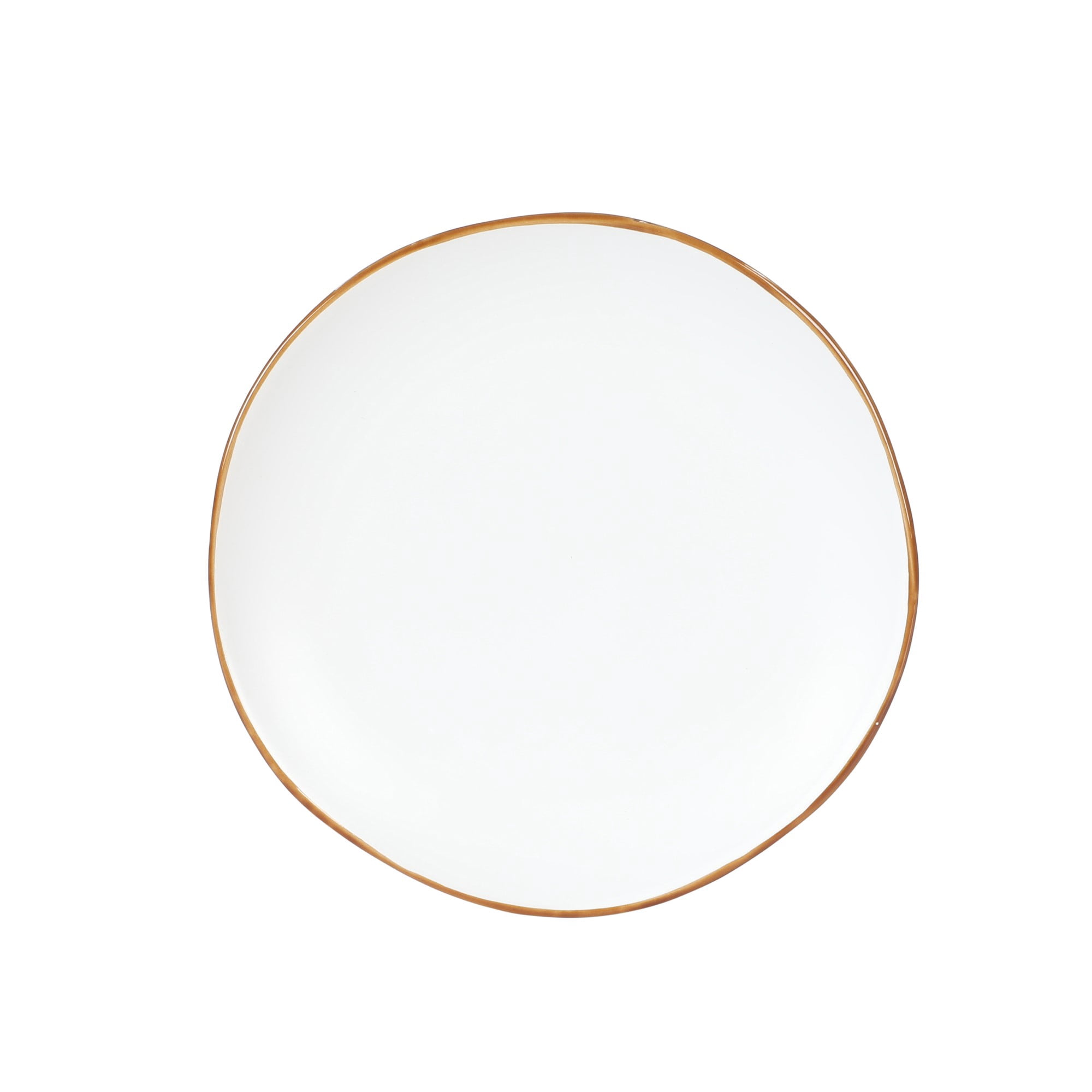 Gibson Home Hazeltine 16 Piece Plates and Bowls Dishes Stoneware Ceramic Dinnerware Set - White