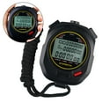 Multifunction Digital Stopwatch Timer 30 Lap Memory Metronome With