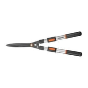 Ventool 26-Inch - 32-inch Telescopic Straight Blade Hedge Shears - Black and Silver