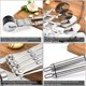 thumbnail image 3 of Dough Cutter, Pizza Cutter Stainless Steel 5 Wheels Adjustable Cake Divider Pizza Cutter Made Of Stainless Steel, For Kitchen Baking, 3 of 3
