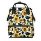 thumbnail image 1 of Fotbe Cute Cow Print Sunflower D Mochila Maternidad - Lona de Sarga Impermeable, Mochila de Pañales de Gran Capacidad con Múltiples Bolsillos y Correas Ajustables, 1 of 6