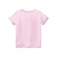 thumbnail image 6 of CCRFTGI Shirts for Kids Girls Size 10-12 Cute Striped Shirt Graphic Tees Summer Tops Short Sleeve Crewneck Girls Fashion Tee Tops Light pink 9-10 Years, 6 of 6