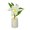White, variant on LED Flower Pot Mini Night Light, Simulated Lily Desk Lamp, Battery-Powered Atmosphere Lighting for Bedroom, Home Decor, 11.8x3x3in