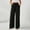 Black, variant on Dress Pants Women Petite Pants Women's Linen Pants Summer Wide Leg Work Dress Pants Casual Slacks Business Pant Cotton Linen Trouser With Pockets Work Pants Women Lounge Pants Women Black L