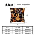 thumbnail image 5 of Musical Instrument Velvet Bed Pillow Throw Covers Pillow Inserts Throw Pillows with Unique Patterns - Set of 2, Sizes 16x16, 18x18, 20x20 Inches for Various Occasions, 5 of 6
