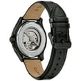 thumbnail image 2 of Caravelle by Bulova Men's Automatic Black Leather Strap Watch - 45A153, 2 of 2