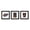Black Framed Version, variant on Gallery Pops Marvel Deadpool & Wolverine - Snikt Wall Art Bundle (3-Pack)