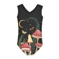 thumbnail image 2 of FOR U DESIGNS Aesthetic Mushroom Sleeveless Swimsuit One Piece Swimwear for 7-8 Years Old Quick Dry V-Neck Swimwear Bathing Suit for Kids Teens Girl, 2 of 8