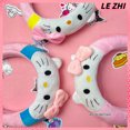 thumbnail image 4 of Bonita banda de pelo de peluche de Hello Kitty Cinnamoroll para niños y adultos, elástica, antideslizante, diadema facial, accesorios de decoración para el cabello, 4 of 5
